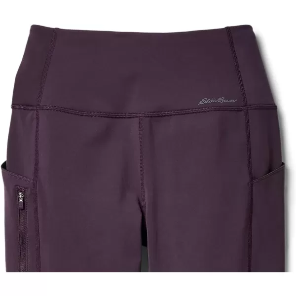 Eddie Bauer Womens Crossover Winter Trail Adventure HighRise LeggingsPlus Size Dark Berry