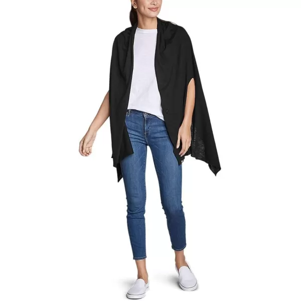 Eddie Bauer Womens Daisy Travel WrapBlack