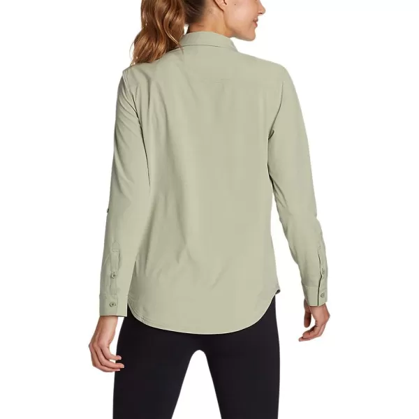 Eddie Bauer Womens Departure 20 LongSleeve ShirtFennel