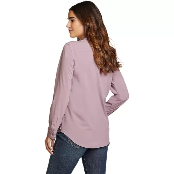 Eddie Bauer Womens Departure 20 LongSleeve ShirtPlus Dusty Iris