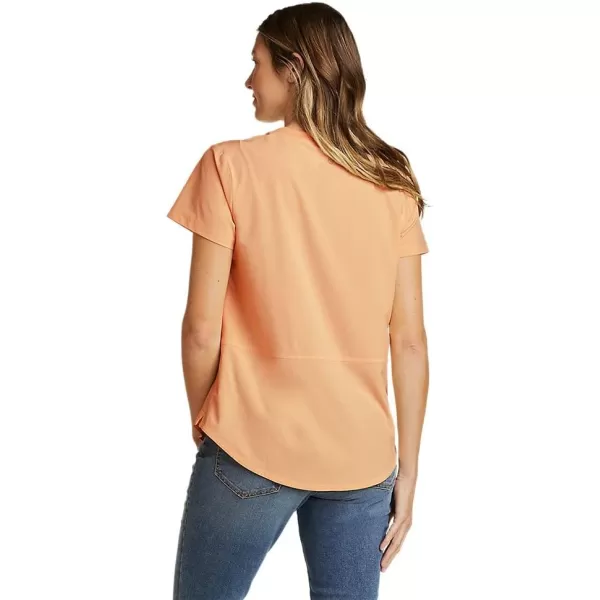 Eddie Bauer Womens Departure ShortSleeve Pocket TShirtMelon