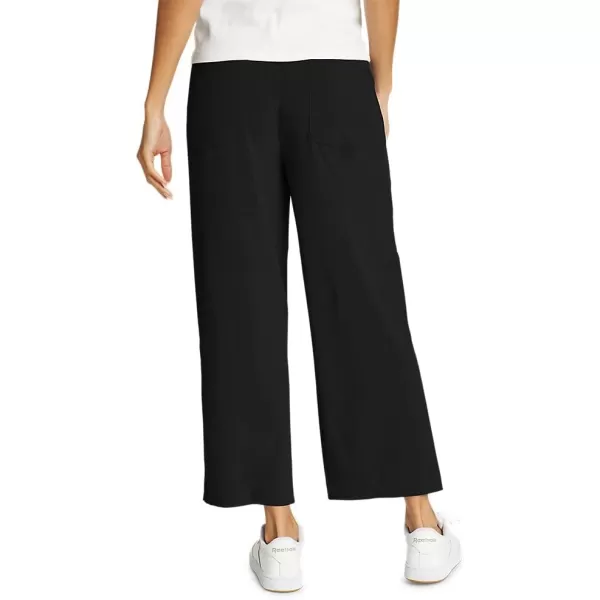 Eddie Bauer Womens Escapelite PullOn Wide Leg PantsBlack