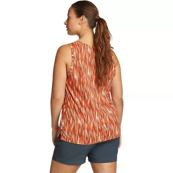 Eddie Bauer Womens Everday Essentials Tank Top  PrintTall Dusty Coral