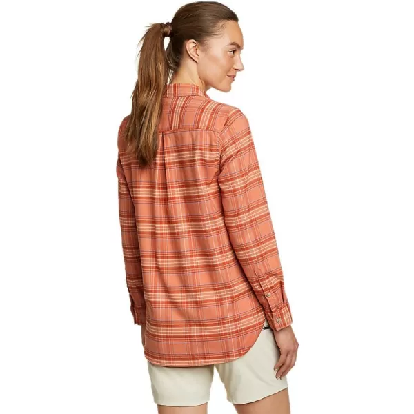 Eddie Bauer Womens Expedition Performance Flannel 20 ShirtPetite Flag