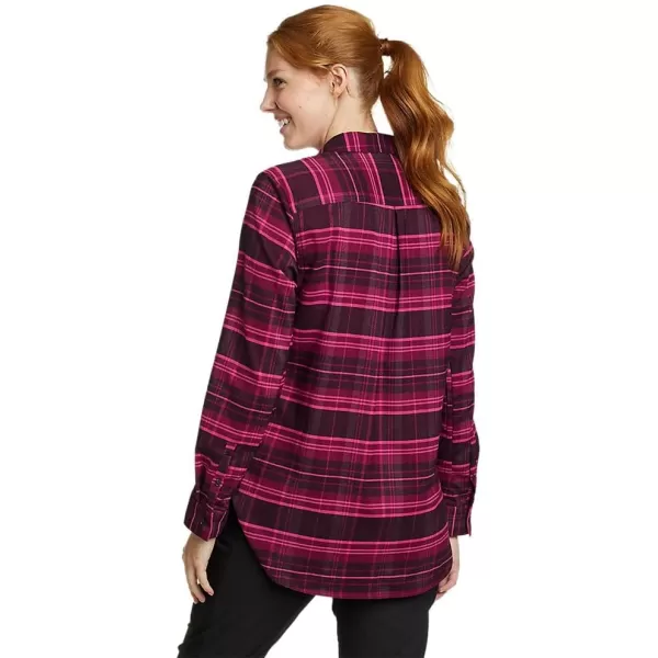 Eddie Bauer Womens Expedition Performance Flannel 20 ShirtPetite Royal Purple