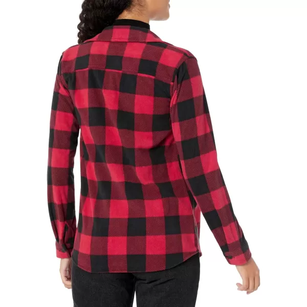 Eddie Bauer Womens Fast Fleece ShirtScarlet