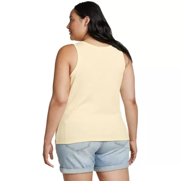 Eddie Bauer Womens Favorite ScoopNeck Tank Top  SolidPlus Sorbet