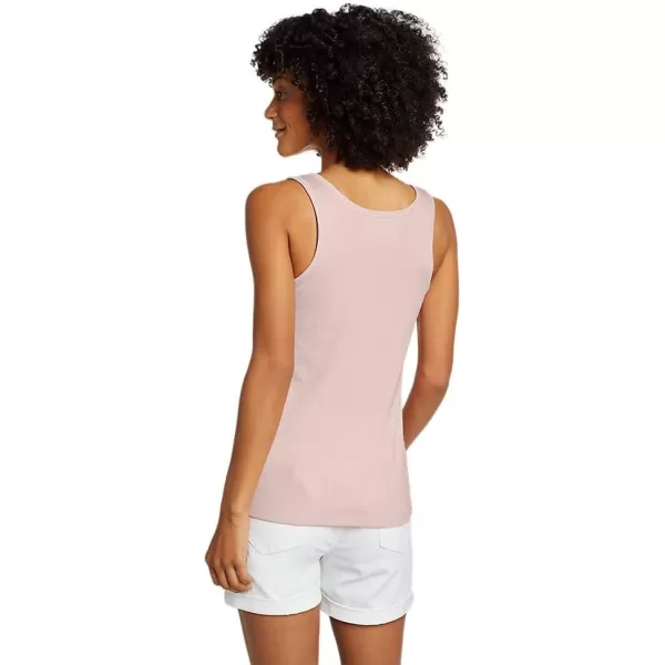 Eddie Bauer Womens Favorite ScoopNeck Tank Top  SolidRegular Pale Pink