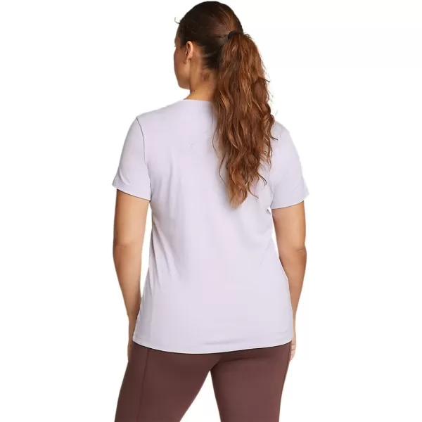 Eddie Bauer Womens Favorite ShortSleeve VNeck TShirtWisteria