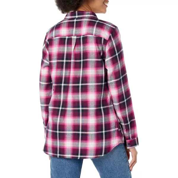 Eddie Bauer Womens Firelight Flannel ShirtBubble Gum