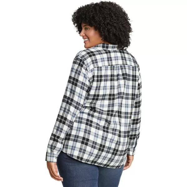 Eddie Bauer Womens Firelight Flannel ShirtPlus Buff