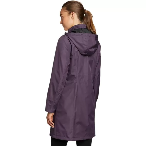 Eddie Bauer Womens Girl on the Go Trench CoatPetite Grape