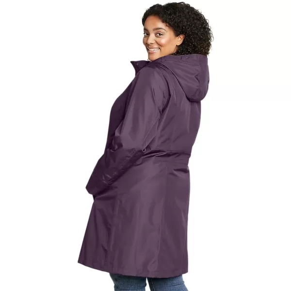 Eddie Bauer Womens Girl on the Go Trench CoatPlus Grape