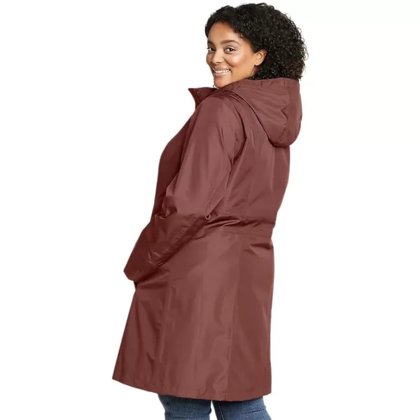 Eddie Bauer Womens Girl on the Go Trench CoatPlus Redwood