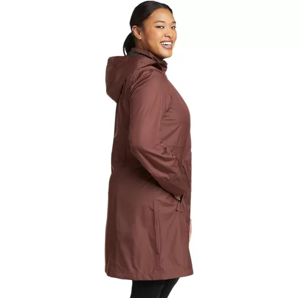 Eddie Bauer Womens Girl on the Go Trench CoatRegular Redwood