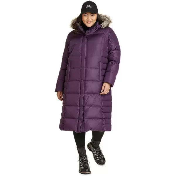 Eddie Bauer Womens Lodge Down Duffle CoatDeep Eggplant