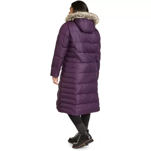 Eddie Bauer Womens Lodge Down Duffle CoatDeep Eggplant