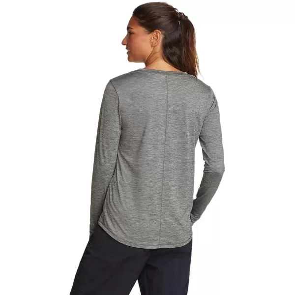 Eddie Bauer Womens Ls Reso TeeDark Smoke