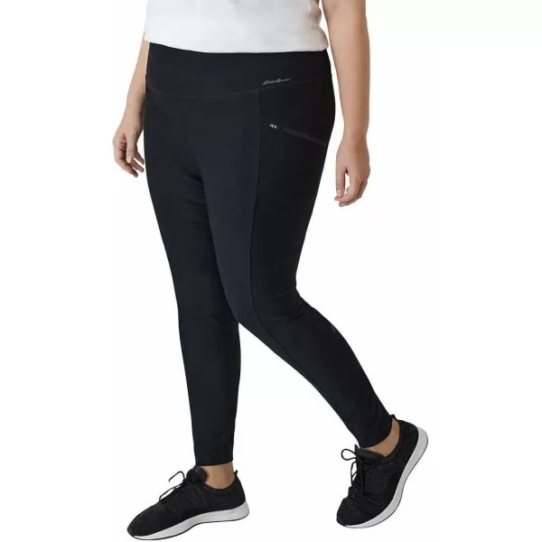 Eddie Bauer Womens Midweight High Rise Trail Tight LeggingsBlack