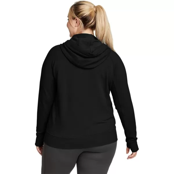 Eddie Bauer Womens Motion Cozy Camp FullZip SweatshirtPlus Black