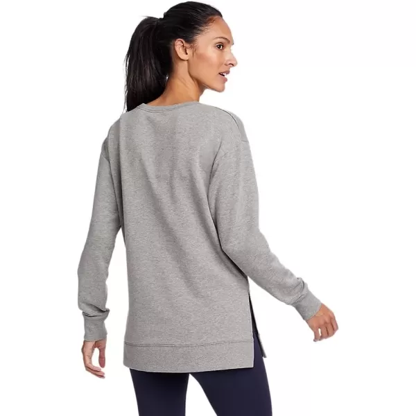 Eddie Bauer Womens Motion Cozy Camp LongSleeve TunicRegular Heather Gray