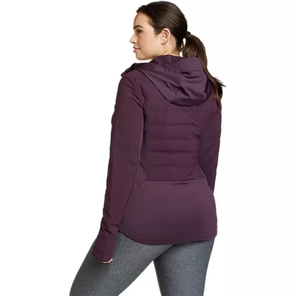 Eddie Bauer Womens MotionLoft Hybrid Down JacketTall Deep Eggplant