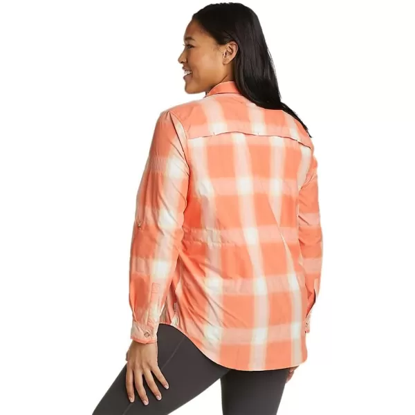 Eddie Bauer Womens Mountain LongSleeve ShirtPetite Blush