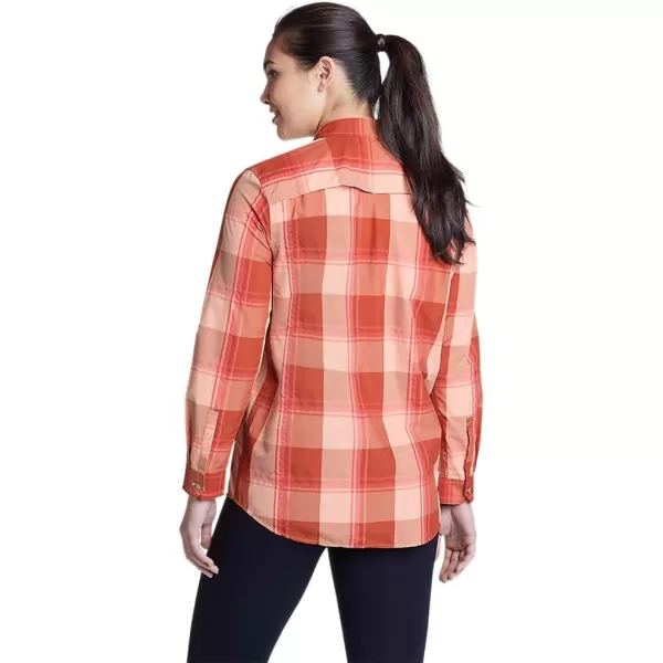 Eddie Bauer Womens Mountain LongSleeve ShirtPetite Tulip