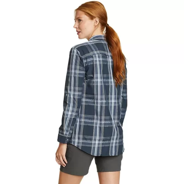 Eddie Bauer Womens Mountain LongSleeve ShirtPetite Twilight