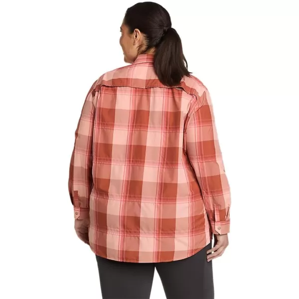 Eddie Bauer Womens Mountain LongSleeve ShirtPlus Tulip