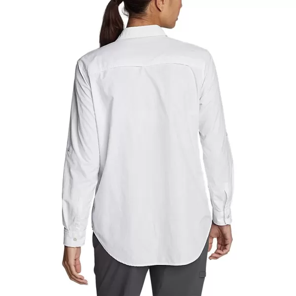 Eddie Bauer Womens Mountain Ripstop LongSleeve ShirtRegular White