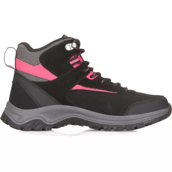 Eddie Bauer Womens MtBailey All Weather Hiking BootBlack Fuschia