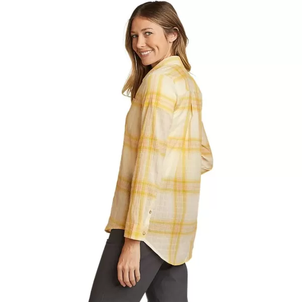 Eddie Bauer Womens Packable LongSleeve ShirtPlus Gold Dust