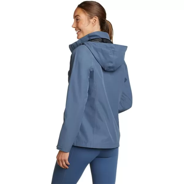 Eddie Bauer Womens Packable Rainfoil JacketRegular Blue Haze Recycled