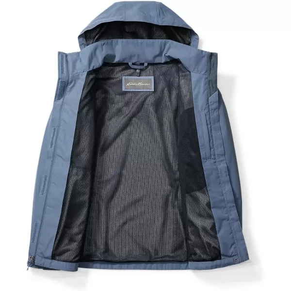 Eddie Bauer Womens Packable Rainfoil JacketRegular Blue Haze Recycled