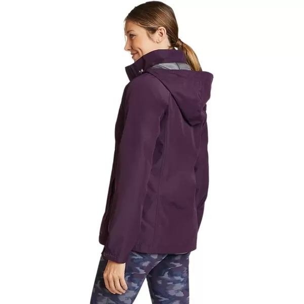 Eddie Bauer Womens Packable Rainfoil JacketRegular Deep Eggplant