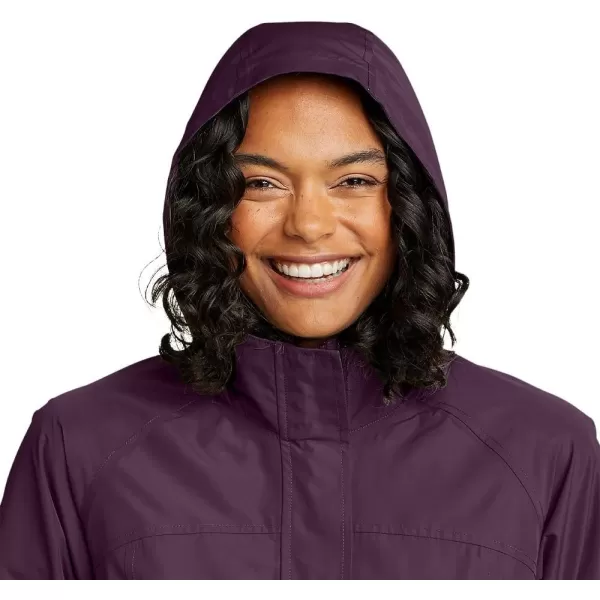 Eddie Bauer Womens Packable Rainfoil JacketRegular Deep Eggplant