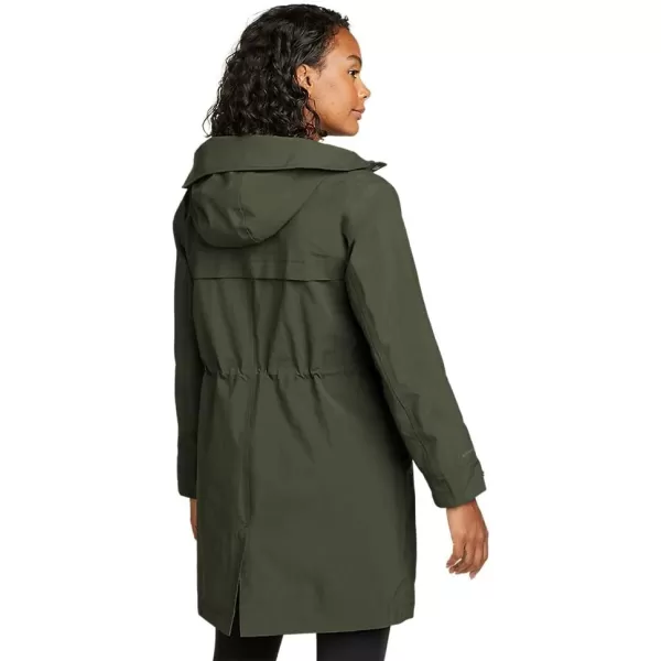 Eddie Bauer Womens Port Townsend Trench CoatDark Loden