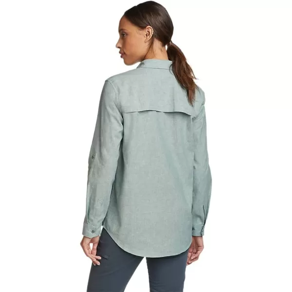 Eddie Bauer Womens Pro Creek LongSleeve ShirtDk Seafoam