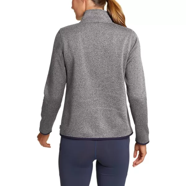 Eddie Bauer Womens Radiator Fleece FullZip MockGray