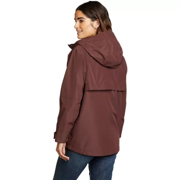 Eddie Bauer Womens Rainfoil Utility JacketRegular Redwood