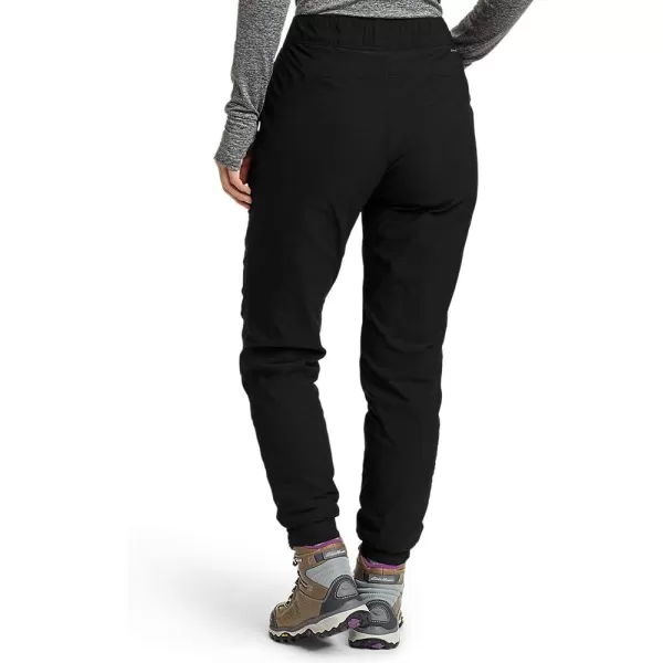 Eddie Bauer Womens Rainier FleeceLined Jogger PantsBlack