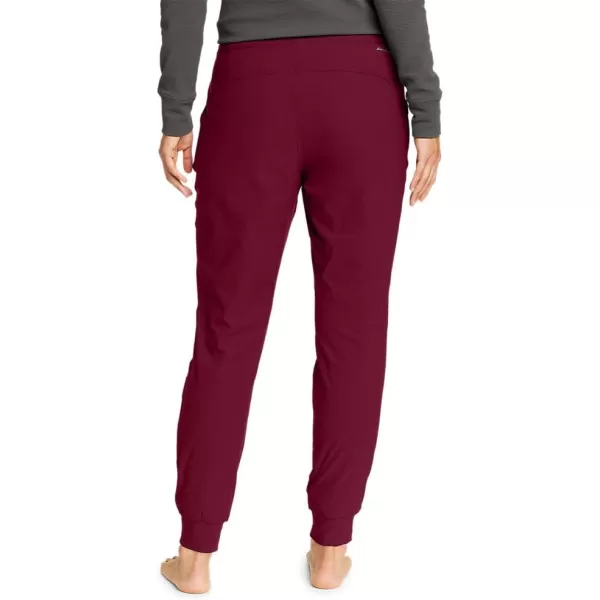 Eddie Bauer Womens Rainier FleeceLined Jogger PantsDark Berry