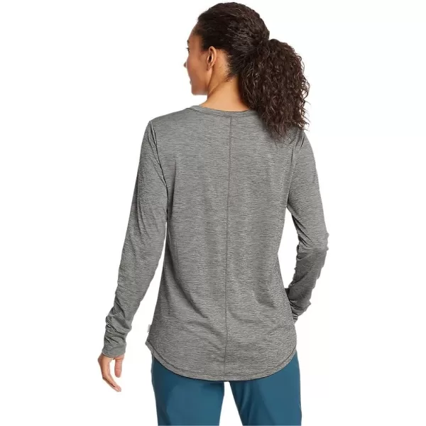 Eddie Bauer Womens Resolution LongSleeve TShirtDark Smoke