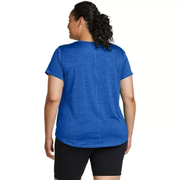 Eddie Bauer Womens Resolution ShortSleeve TShirtBrilliant Blue