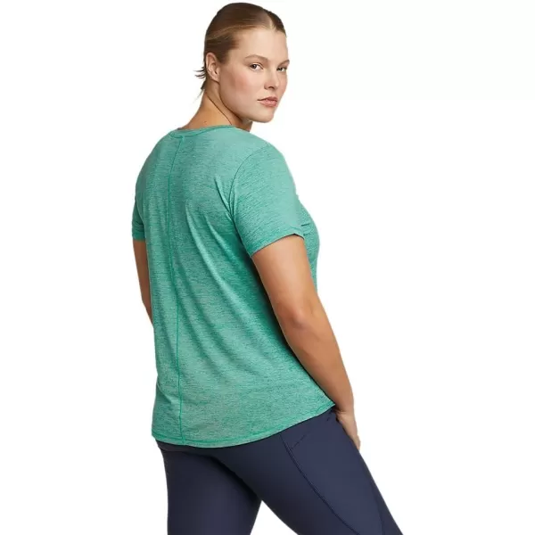 Eddie Bauer Womens Resolution ShortSleeve TShirtLt Green