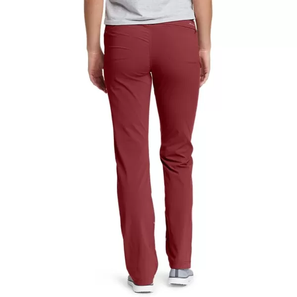 Eddie Bauer Womens Sightscape Horizon Convertible RollUp PantsRegular Dusty Red