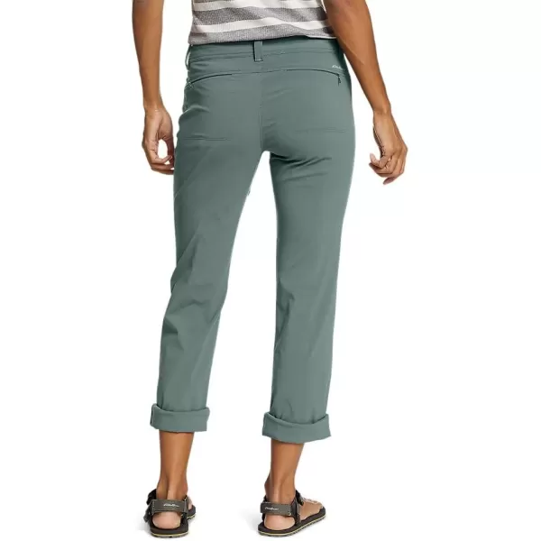 Eddie Bauer Womens Sightscape Horizon Convertible RollUp PantsTall Evergreen