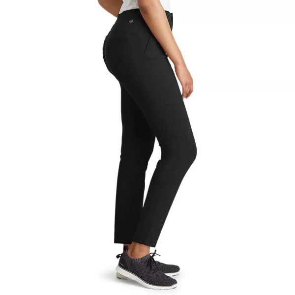 Eddie Bauer Womens Sightscape Horizon Slim Straight Ankle PantsRegular Black