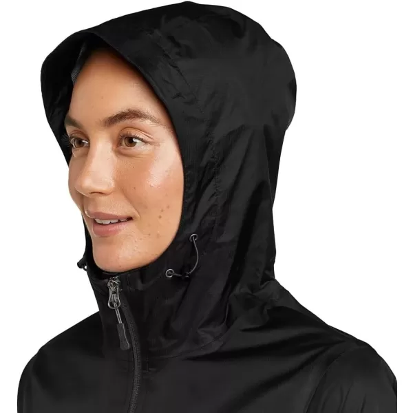 Eddie Bauer Womens Size Cloud Cap Rain JacketPlusBlack